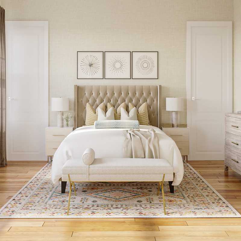 Modern, Classic Bedroom Design by Havenly Interior Designer Ana