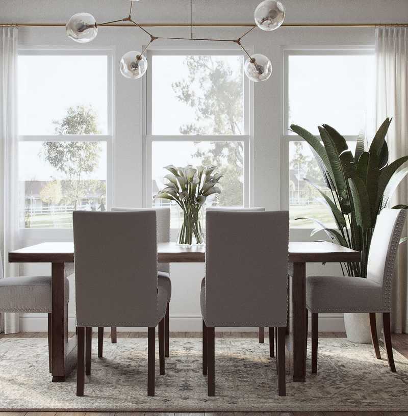 Classic, Traditional Dining Room Design by Havenly Interior Designer Paulina